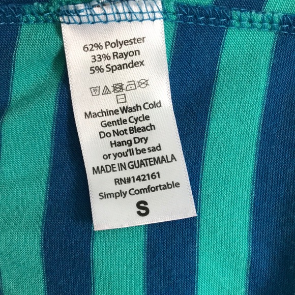 Lularoe striped small Irma - Picture 3 of 3